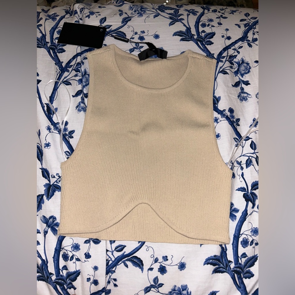 High neck crop top